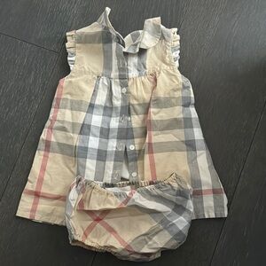 Burberry Kids Dress and Bloomers Set